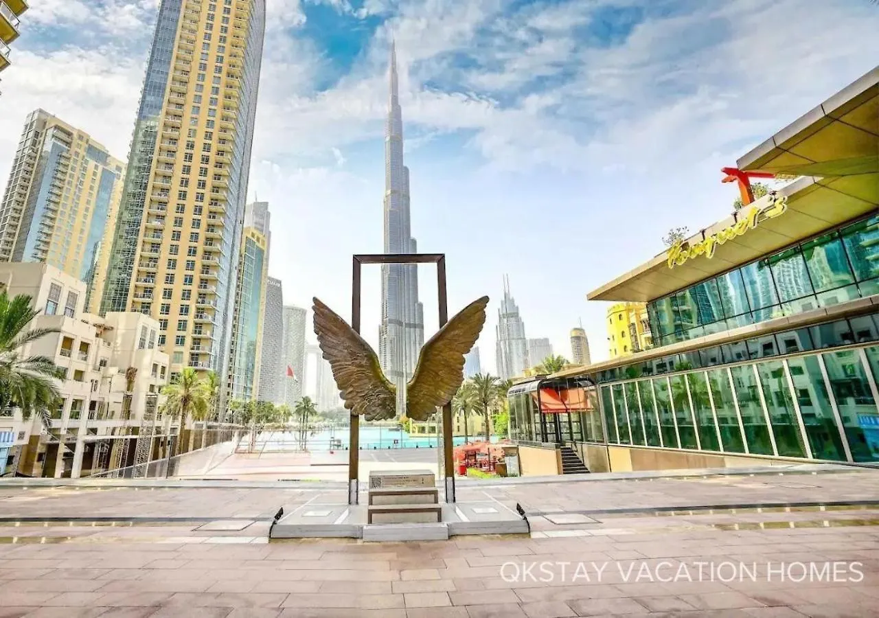 5 Min Walk To Burj Khalifa 2Bhk Luxury Downtown Burj Haven Apartment Dubai 0*,  United Arab Emirates