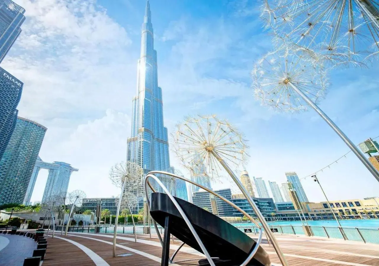5 Min Walk To Burj Khalifa 2Bhk Luxury Downtown Burj Haven Apartment Dubai 0*,